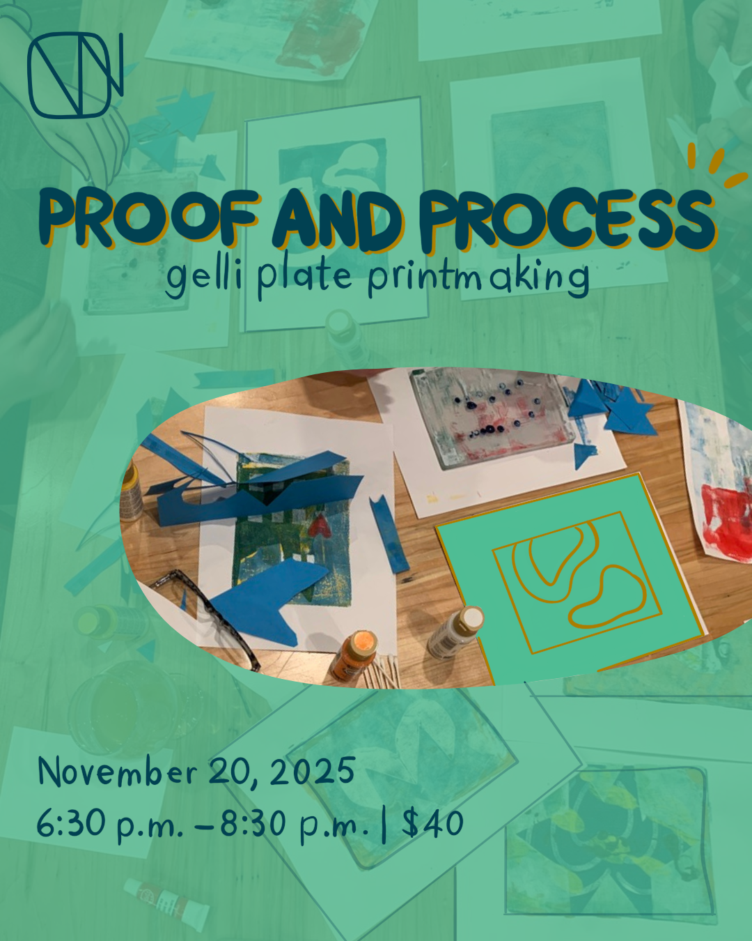 Proof and Process: Gelli Plate Printmaking