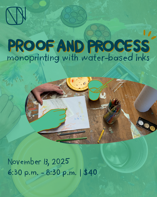Proof and Process: Monoprinting with Water-based Inks