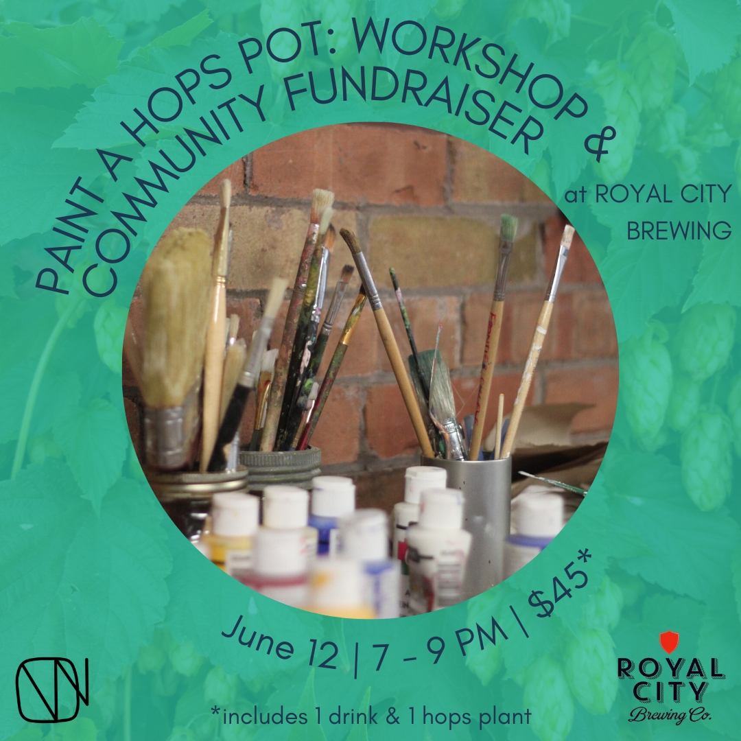 Paint a Hops Pot: Workshop & Community Fundraiser with Royal City Brewing Co.