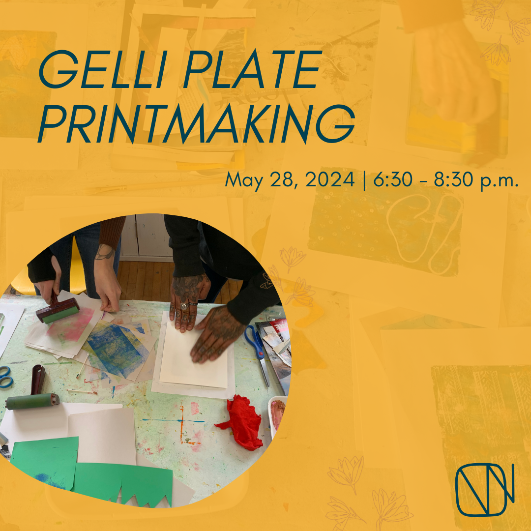 Gelli Plate Printmaking, May 28, 2024, 6:30 - 8:30 p.m., $40